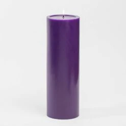 Richland 4" X 12" Purple Pillar Candle