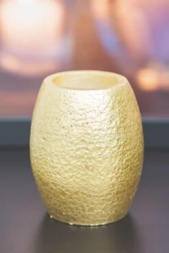 Richland Oval LED Candle Gold Metallic Set Of 12