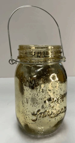 Richland Small Mercury Hanging Mason Jar With Handle - Metallic Gold Set Of 36 5 Richland Small Mercury Hanging Mason Jar With Handle - Metallic Gold Set Of 36 -Candle Glow Deals Store 9943 78ed063b a9ee 4404 9ebf e94ebd17c42e