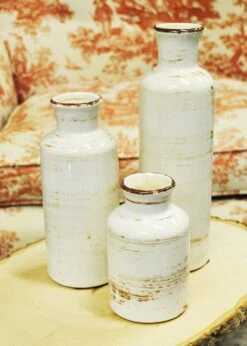 Richland Farmhouse White Ceramic Vase 5" Set Of 12 -Candle Glow Deals Store DSC 0010 6ae2f19f 9614 46a5 bddc 52f01b424ea8