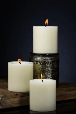Richland Pillar Candles 3"x3" Light Ivory Set Of 12 -Candle Glow Deals Store HL8A1552 344f875c 93b8 412a a50a bd9ac73d6d6b