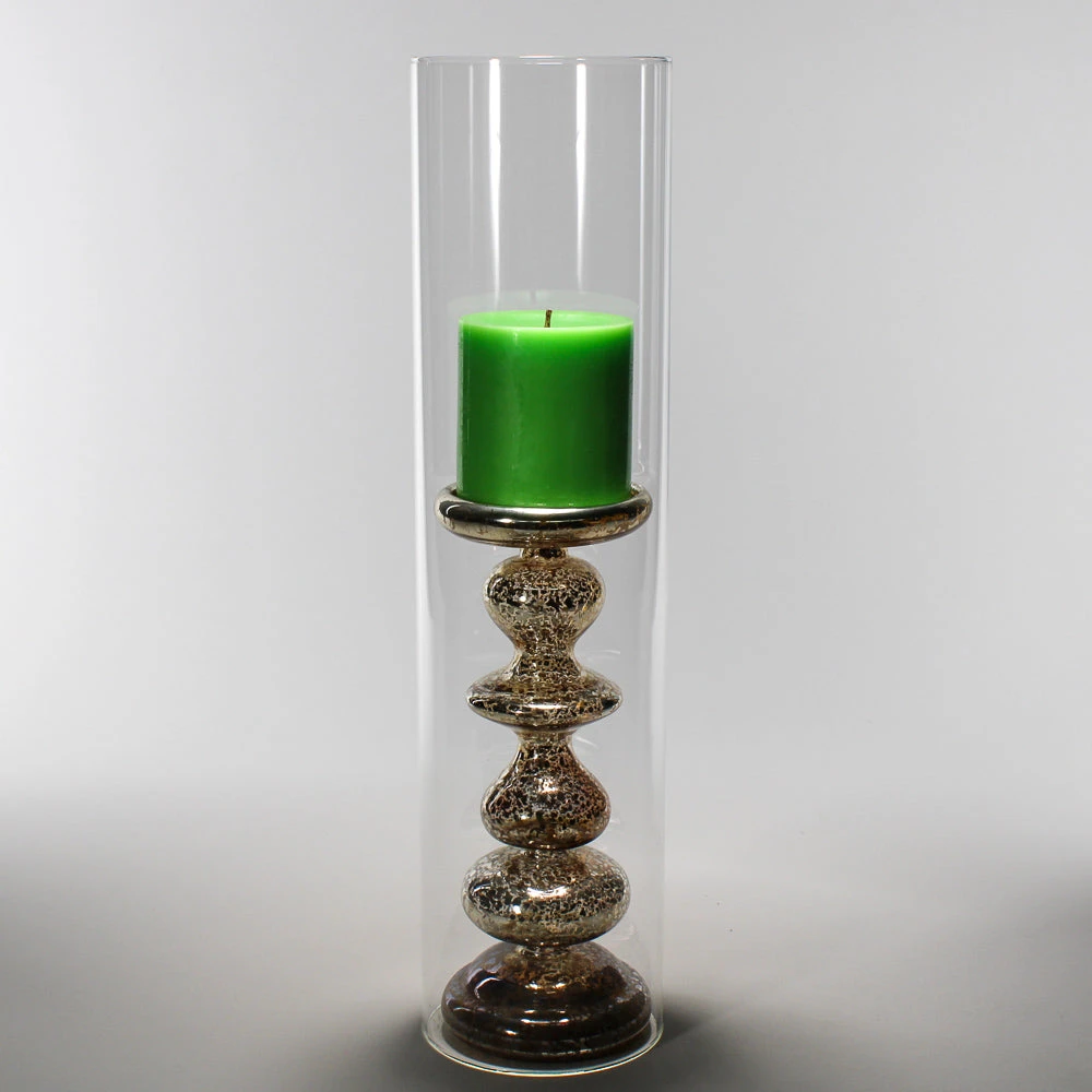 Richland Glass Chimney Candle Shade 4" X 18" Set Of 12 4 Richland Glass Chimney Candle Shade 4" X 18" Set Of 12 - Image 4