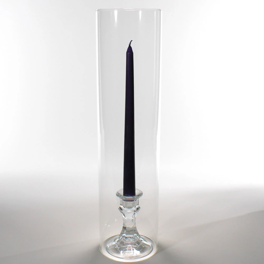 Richland Glass Chimney Candle Shade 4" X 18" Set Of 12 2 Richland Glass Chimney Candle Shade 4" X 18" Set Of 12 - Image 2