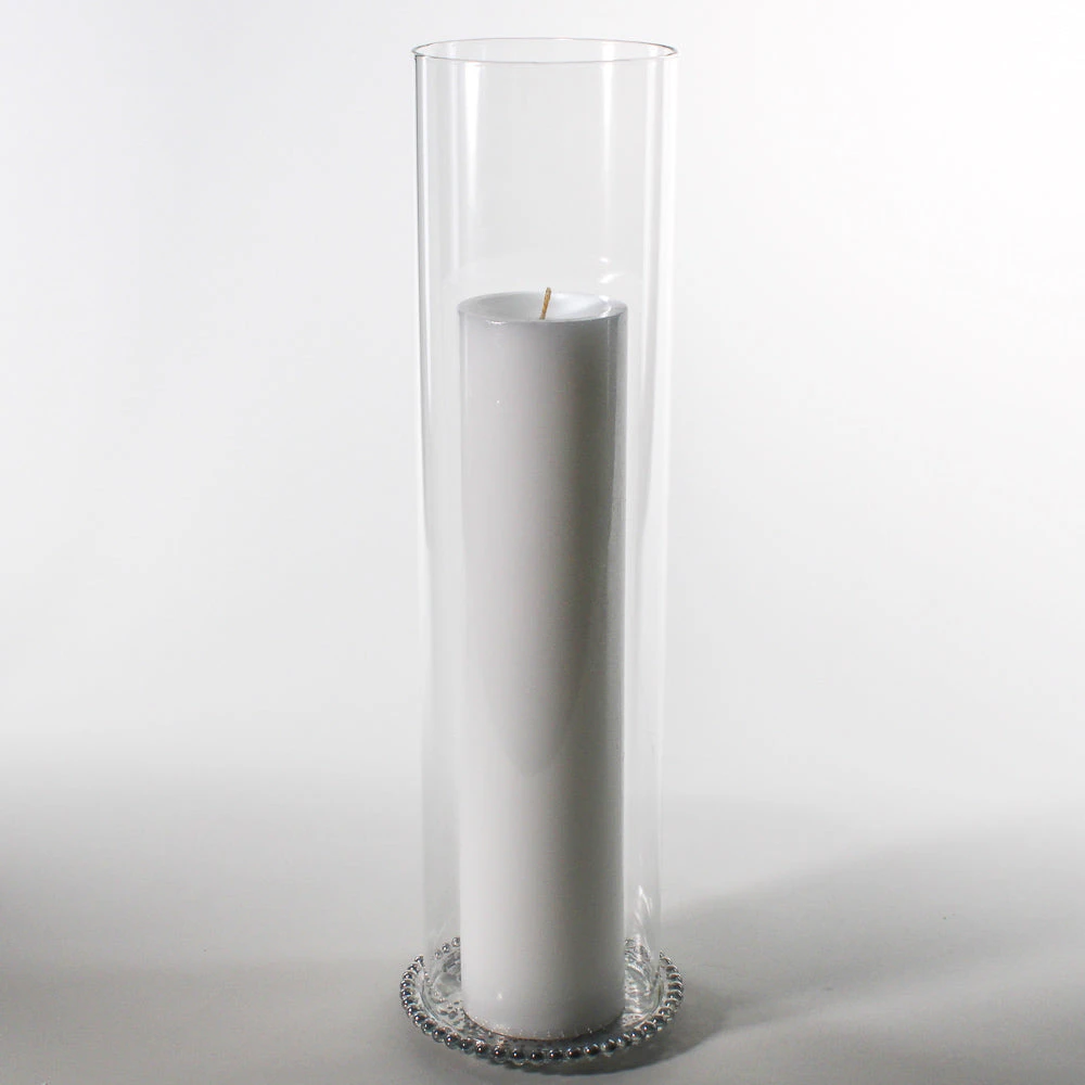 Richland Glass Chimney Candle Shade 4" X 20" Set Of 12 6 Richland Glass Chimney Candle Shade 4" X 20" Set Of 12 - Image 6