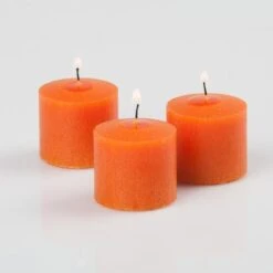 Richland Votive Candles Unscented Orange 10 Hour Set Of 72