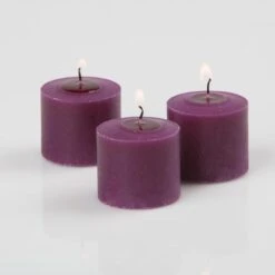 Richland Votive Candles Unscented Purple 10 Hour Set Of 144