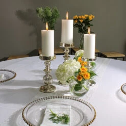 Richland 13" Gold Beaded Glass Charger Plate Set Of 12 -Candle Glow Deals Store PillarCampaign 4105 3 ee4ba3de 7d9b 43f5 8ef9 80378d00d2b1