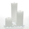 Richland Rustic Pillar Candle 3" X "3, 3" X 6" & 3"x 9" White Set Of 36