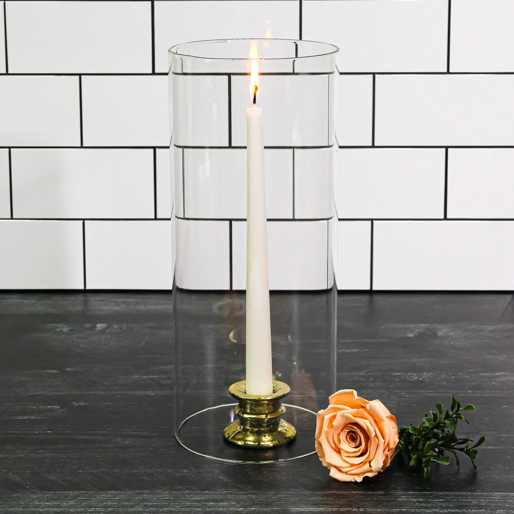 Richland Glass Chimney Candle Shade 5" X 12" 2 Richland Glass Chimney Candle Shade 5" X 12" - Image 2