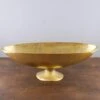 Large Gold Boat Bowl 17.5in
