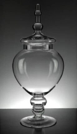 Glass Apothecary Jar 15.5in