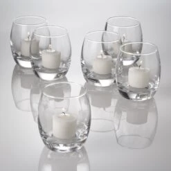 Eastland Grande Hurricane Votive Candle Holder Set Of 48
