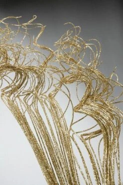 Natural Curly Ting GOLD SPARKLE (32 Stems) 27"