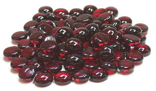 Vase Gems Ruby Red Glass 18 Lbs. 2 Vase Gems Ruby Red Glass 18 Lbs. - Image 2