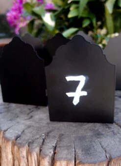 Elegant Petite Chalkboard Easel (Set Of 12) -Candle Glow Deals Store bevfabriccrafts 2256 6778959