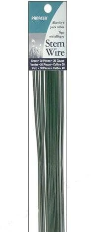 Floral Stem Wire 26 Gauge (480 Pieces) GREEN