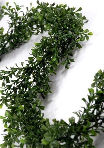 9ft Faux Boxwood Garland 1 9ft Faux Boxwood Garland