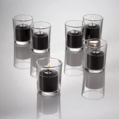 Richland Votive Candles Unscented Black 10 Hour Set Of 72 6 Richland Votive Candles Unscented Black 10 Hour Set Of 72 -Candle Glow Deals Store c2 1