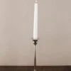 Taper Candlestick Silver 9in