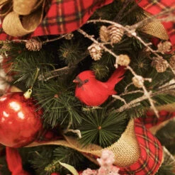 12 Artificial Cardinal Feathered Birds 5" -Candle Glow Deals Store cardinal with clip 8 4