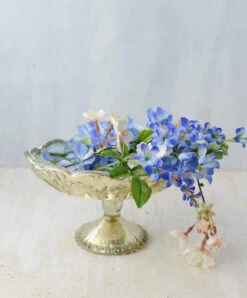 Carraway Pedestal Dish 4.25" Gold