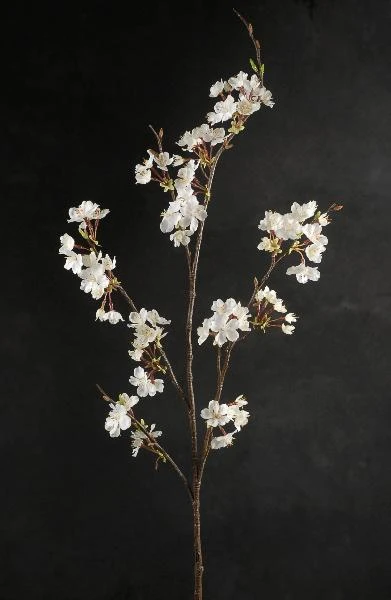 Cherry Blossom Branch 42in White Flower 3 Cherry Blossom Branch 42in White Flower - Image 3