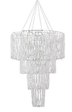 Light Chandelier Crystal Loops 24inDia