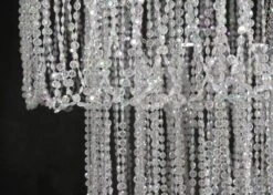 Light Chandelier Crystal Loops 24inDia -Candle Glow Deals Store crystal chandeliers plug in light with 4 tiers 8