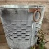 Turkish Olive Harvest Bucket 12" With Copper Ring Handles