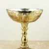 Desiray Glass Compote 9.5" Gold