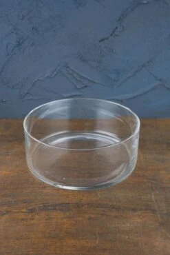 Clear Glass Round Terrarium Dish 3" X 8"