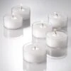 Richland Clear Cup Tealight Candles White Unscented Set Of 50