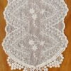 Lace Table Runner & Chair Sash Ivory 12" X 74"