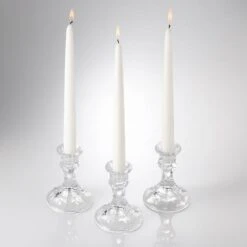 Richland Taper Candles 12" White Set Of 50