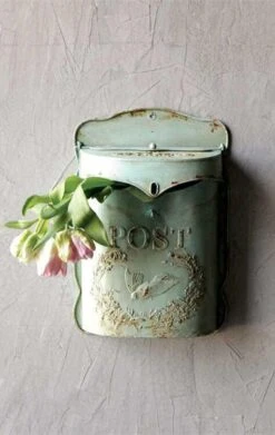 Embossed Tin Letter Box