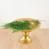 Bowl Pedestal Metal 8x5.25 Gold Compote