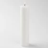 Richland Pillar Candle 2"x9" White Set Of 10