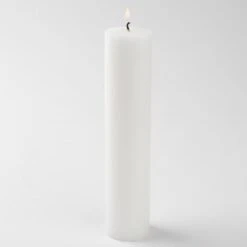 Richland Pillar Candle 2"x9" White Set Of 10