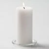 Richland Pillar Candles 3"x6" White Set Of 6