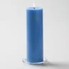 Richland Pillar Candles 3"x9" Light Blue Set Of 12