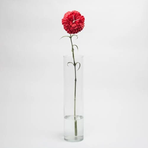 Richland Red Carnation 27" Silk Flowers Set Of 24 2 Richland Red Carnation 27" Silk Flowers Set Of 24 - Image 2