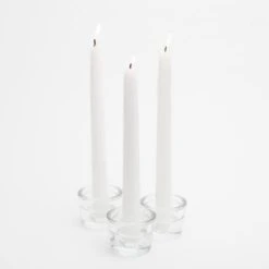 Richland Multi-Use Tealight And Taper Holder Clear Set Of 72 -Candle Glow Deals Store mg 3557 2 1