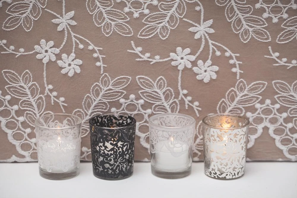 Richland Black Lace Design Votive Holder Set Of 72 2 Richland Black Lace Design Votive Holder Set Of 72 - Image 2