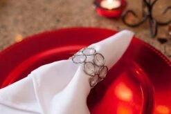 Richland Beaded Charger Plate 13" Red Set Of 24 6 Richland Beaded Charger Plate 13" Red Set Of 24 -Candle Glow Deals Store mg 5490 2