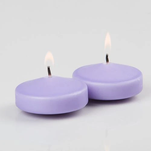 Richland Floating Candles 3" Lavender Set Of 12 1 Richland Floating Candles 3" Lavender Set Of 12