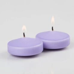 Richland Floating Candles 3" Lavender Set Of 24