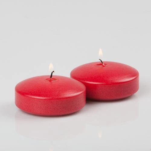 Richland Floating Candles 3" Red Set Of 12 1 Richland Floating Candles 3" Red Set Of 12