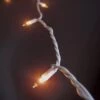 100 Indoor Mini String Lights 40 Feet White Cord