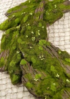 Foam Moss Tree Bark 14in X 6.5in -Candle Glow Deals Store moss bark faux bark moss 14 in 3