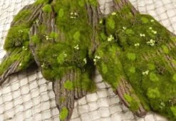 Foam Moss Tree Bark 14in X 6.5in -Candle Glow Deals Store moss bark faux bark moss 14 in 7